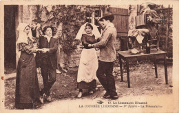 FOLKLORE - Danses - La Bourrée Limousine - Figure - La Présentation - Carte Postale Ancienne - Danses