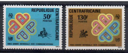 Central African Republic 1983 Mi 954-955 MNH  (ZS5 CAR954-955) - Telecom