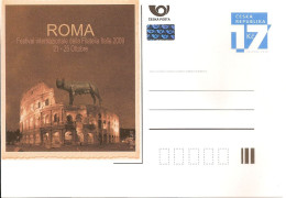 CDV B 636 Czech Republic The Collosseum Roma 2009 Wolf Statue - Cartoline Postali