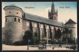AK Königsberg, Am Königl. Schloss  - Ostpreussen