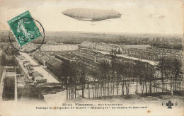 Vincennes * Vue D'ensemble * Passage Du Dirigeable Ballon Zeppelin De Guerre REPUBLIQUE Au Dessus Du Fort Neuf - Vincennes