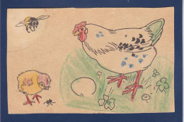 CPA 1 Euro Poule Poules Poussin Illustrateur Circulée Prix De Départ 1 Euro - Birds