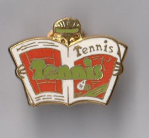 PIN'S THEME SPORT  TENNIS  JOURNAL MAGAZINE  SIGNE  DECAT - Tenis