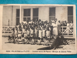 34/ Palais Les Flots Institut Marin St Pierre Groupe De Jeune Filles - Palavas Les Flots