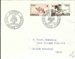 ALGERIE 1957: FDC - FDC