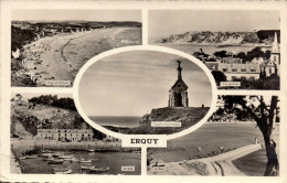 22 , Cpsm  ERQUY , Plage , Chapelle , Vue Générale , Port (12327) - Erquy