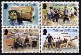 Tristan Da Cunha - 2023 - Volcano Eruption, Part III - Resettlement 1963 - Mint Stamp Set - Tristan Da Cunha