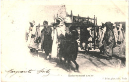 CPA Carte Postale Afrique Du Nord Enterrement Arabe 1903  VM78993ok - Non Classificati