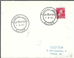 ALGERIE 1957: FDC - FDC