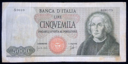 Repubblica Italiana - 5000 Lire Colombo 1° Tipo - 2.000 Lire