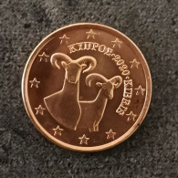 LOT 5 & 2 & 1 CENTS EURO 2020 CHYPRE / CYPRUS - Chipre