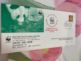 Hong Kong Stamp FDC 1994 WWF - Briefe U. Dokumente