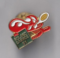 PIN'S  THEME  SPORT  TENNIS  ROLAND GARROS  1991  AVIS - Tenis