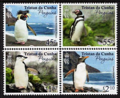 Tristan Da Cunha - 2023 - Penguins - Mint Stamp Set - Tristan Da Cunha