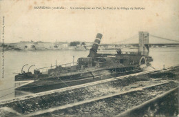 ARDECHE  SERRIERES   Un Remorqueur Au Port - Serrières