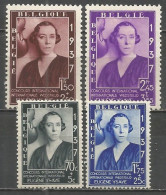 Belgique - Reine Elisabeth - Violon "Ysaye" - N°456à457B **/* - Unused Stamps