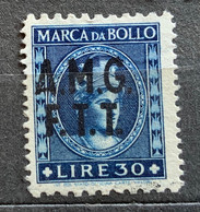 TRIESTE A - AMG FTT  - MARCA DA BOLLO  TASSA FISSA L.30 - Revenue Stamps