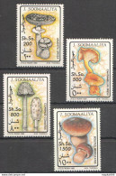 Nw1519 1993 Somalia Mushrooms Nature #468-471 Michel 10 Euro Mnh - Funghi