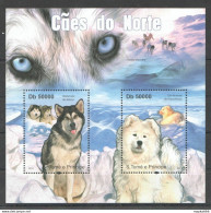 Bc903 2011 S.Tome & Principe Fauna Pets Northern Dogs Caes Do Norte 1Kb Mnh - Dogs
