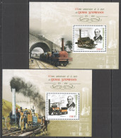 B0461 2018 Transport Trains George Stephenson 2Bl Mnh - Trenes