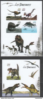 Oz0083 Imperf 2019 Dinosaurs Prehistoric Animals Bl+Kb Mnh - Prehistóricos