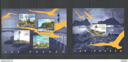 Ca415 2014 Central Africa Marine Life Architecture Lighthouses Phares Kb+Bl Mnh - Marine Life