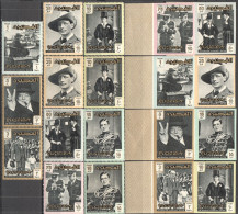 B0368 1966 Imperf,Perf Fujeira Sir Winston Churchill #60-67(A+B) 2Set+3St Mnh - Militares