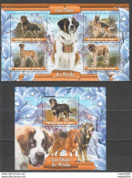 J502 2020 Fauna Animals Dogs Of The World 1Kb+1Bl Mnh - Dogs