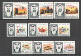 Nw0227 1965 Umm Al Qiwain Fauna Animals Fishes #40-8 Michel 14 Euro Full Set Mnh - Vie Marine