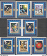 Ar041 Ajman Space Johan Kepler Michel #991-98 32 Euro 8Bl Mnh - Andere & Zonder Classificatie