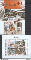 Fd0107 2017 Sierra Leone Malaria Red Cross Insects #9120-3+Bl1353 Mnh - Croix-Rouge