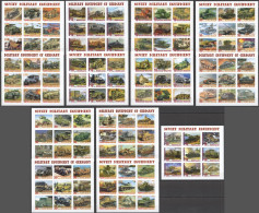 Eb182 Imperf 2013 World War Ii Soviet & German Tanks  Military Vehicles 13Kb Mnh - Militares