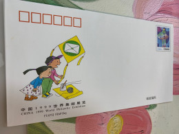 China Stamp FDC 1999 Exhibition Kites - Brieven En Documenten