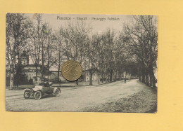 P3541 Emilia Romagna PIACENZA VAUXALL Auto Epoca 1915 Viaggiata Francobollo Tolto - Piacenza