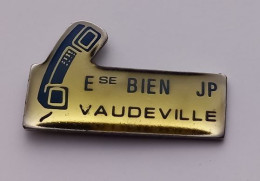 FF261 Pin's France Telecom VAUDEVILLE Vosges BIEN JP Achat Immédiat - France Télécom