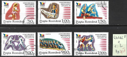 ROUMANIE 4301 A à F Oblitérés Côte 2 € - Used Stamps