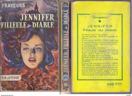 C1  R.M LETENRE Jennifer Filleule Du Diable FRAYEURS # 2 1954 EO Epuise ASLAN Port Inclus France - Other & Unclassified