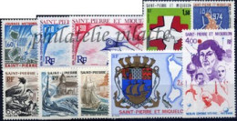 Saint-Pierre & Miquelon Année Complète 1974 - Années Complètes