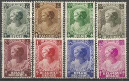 Belgique - Princesse Josephine-Charlotte - N°458à465 * - Unused Stamps