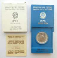 Repubblica Italiana - 500 Lire Argento 1984 XXIII Olimpiade Los Angeles - Conmemorativas