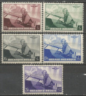 Belgique - Roi Léopold III Aviateur - N°466à470 * - Unused Stamps