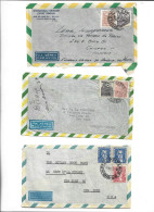 BRAZIL BRASIL - POSTAL HISTORY LOT - AIRMAIL - Sonstige & Ohne Zuordnung