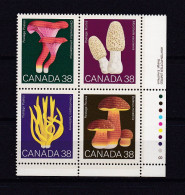 CANADA 1989 TIMBRE N°1104/07 NEUF** CHAMPIGNONS - Nuevos