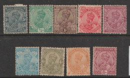 India  1926  Various Values To 8a  Mounted Mint - 1911-35  George V