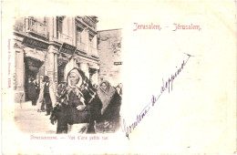 CPA Carte Postale Israël Jérusalem Vue D'une Petite Rue 1900 VM79004ok - Israele