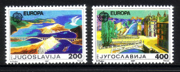 JUGOSLAWIEN MI-NR. 2219-2220 POSTFRISCH(MINT) EUROPA 1987 MODERNE ARCHITEKTUR BRÜCKEN - 1987