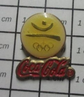 1522 Pin's Pins / Beau Et Rare / JEUX OLYMPIQUES / 1992 BARCELONA BARCELONE COCA-COLA - Olympische Spelen