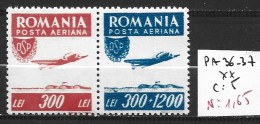 ROUMANIE PA 36-37 ** Côte 5 € - Unused Stamps