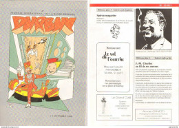 Programme Salon Bd DURBUY 1988 Avec GABRIEL  GIRAUD - Moebius