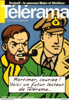 Carte Publicité TELERAMA Avec BLAKE ET MORTIMER En 1996 - Postcards